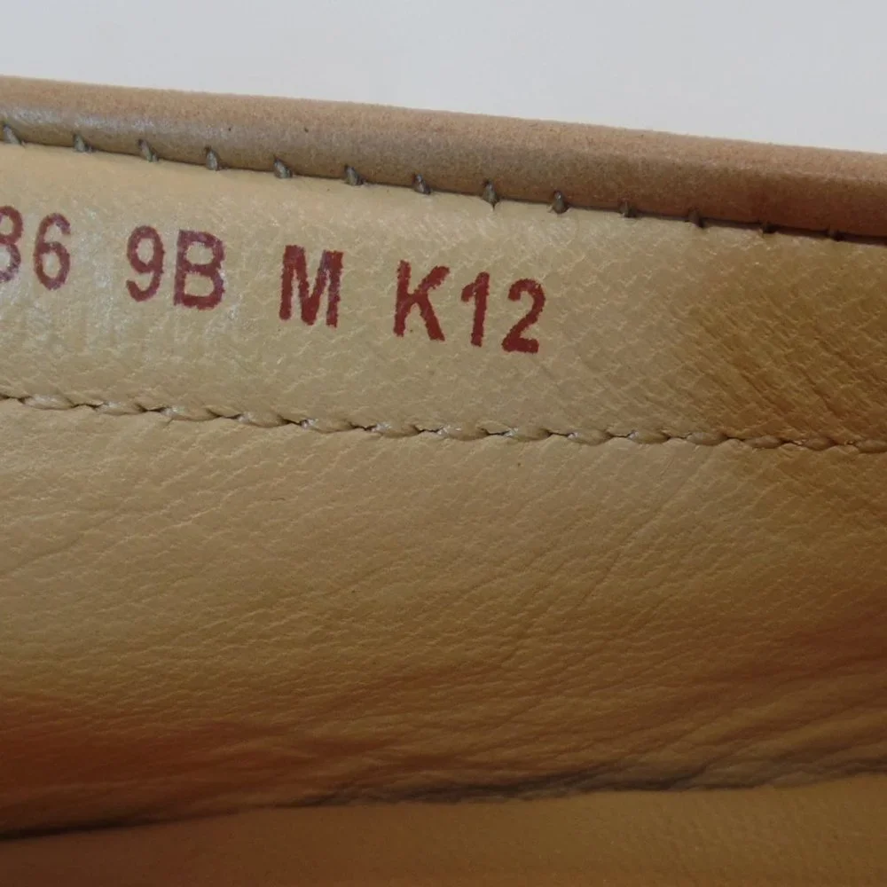 Cole Haan Air White & Tan Leather Slip on Driving Loafers Shoes Sz 9 #D39386 - Picture 10 of 16